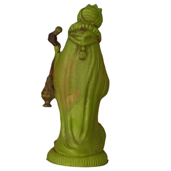 Balthazar Nativity Figurine Green Resin 5" Tall Made in Italy - Picture 2 of 5